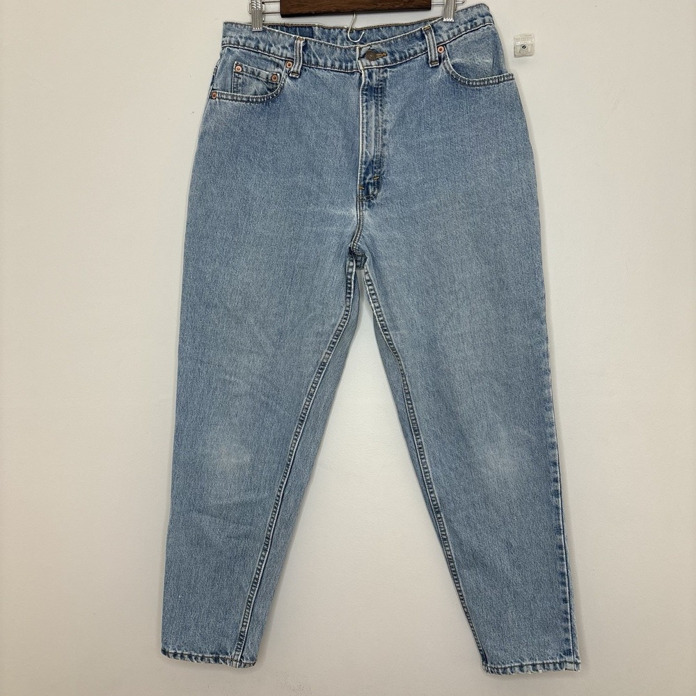 Vintage Levi's‎ 551 Jeans 16 S High Rise USA 90s Relaxed Taper Mom Medium Wash